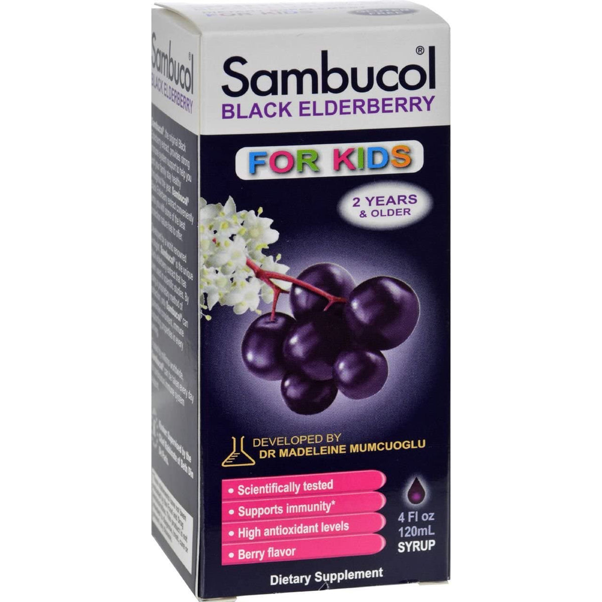 Sambucol Black Elderberry Syrup for Kids - 48 oz (Pack of 12) - image 3