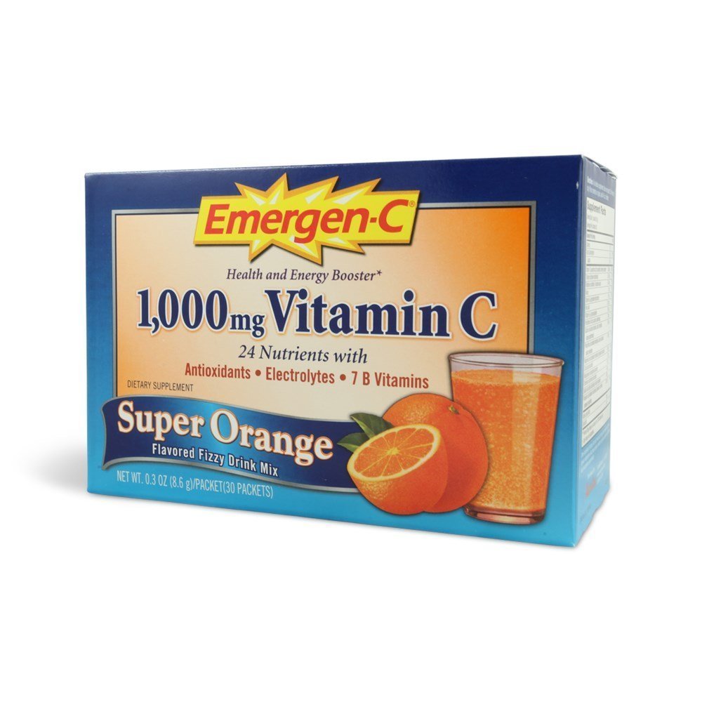 Alacer Emergen-C Super Orange Vitamin C Immune Support