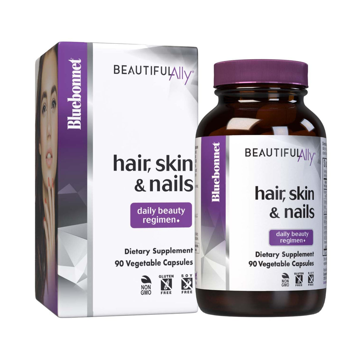 BlueBonnet Beautiful Ally Hair, Skin & Nails Collagen - 90 Capsules