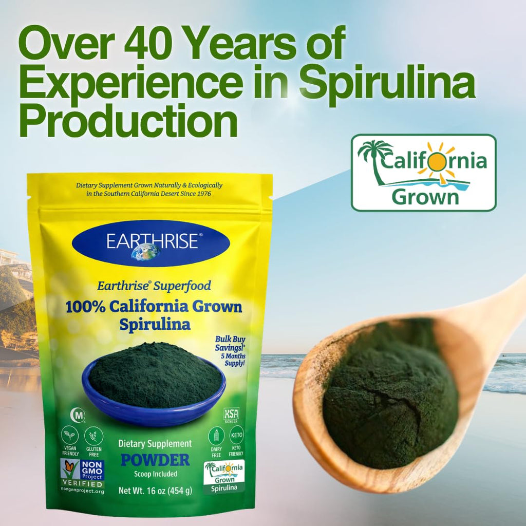 Earthrise California Spirulina Powder - 16 oz - image 8
