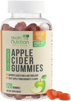 Health Nutrition Naturals Apple Cider Vinegar Gummies Zero Sugar