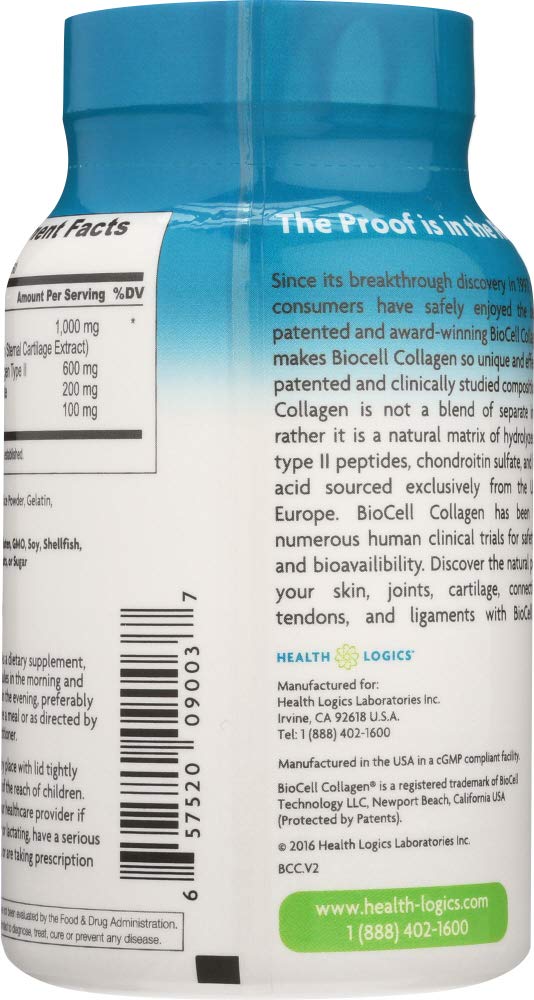 Health Logics BioCell Collagen - 120 Capsules - image 4