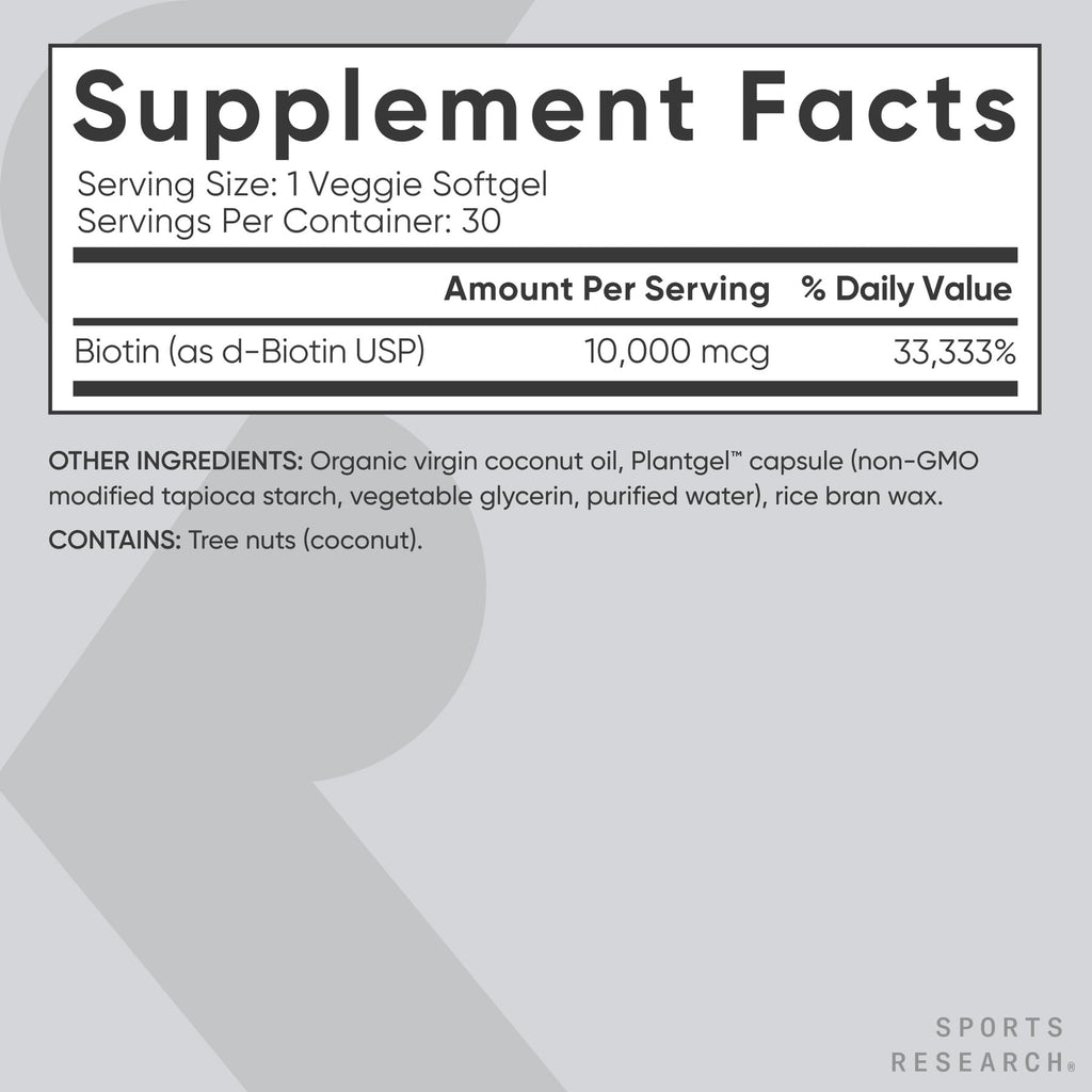 Sports Research® Biotin