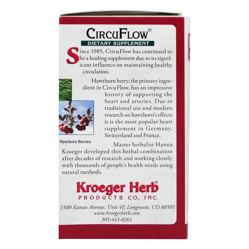 Kroeger Herb Circuflow Capsules for Heart Support - 270 Count (Pack of 2) - image 6