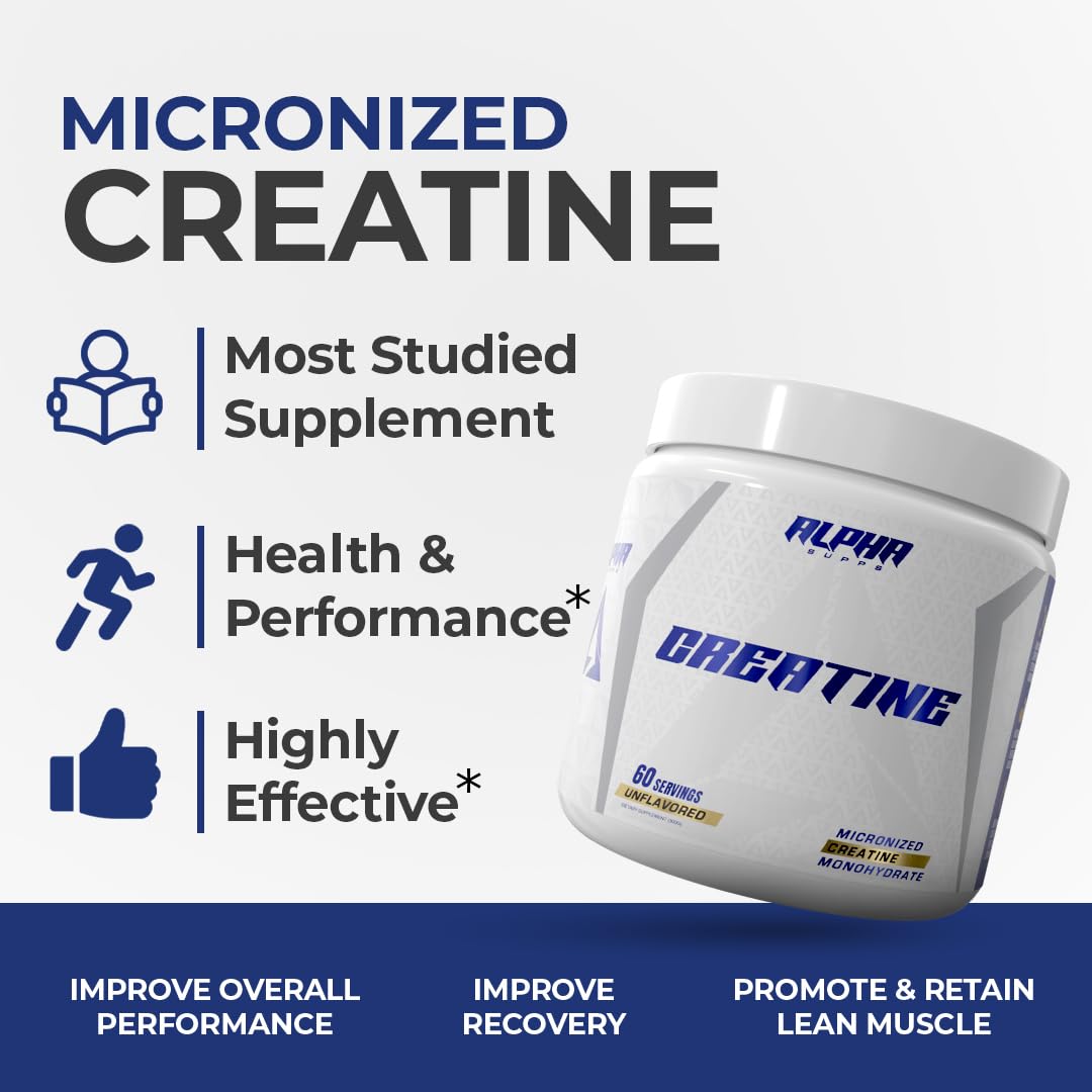 Alpha Supps Alpha Creatine Monohydrate Powder - 300g - image 5