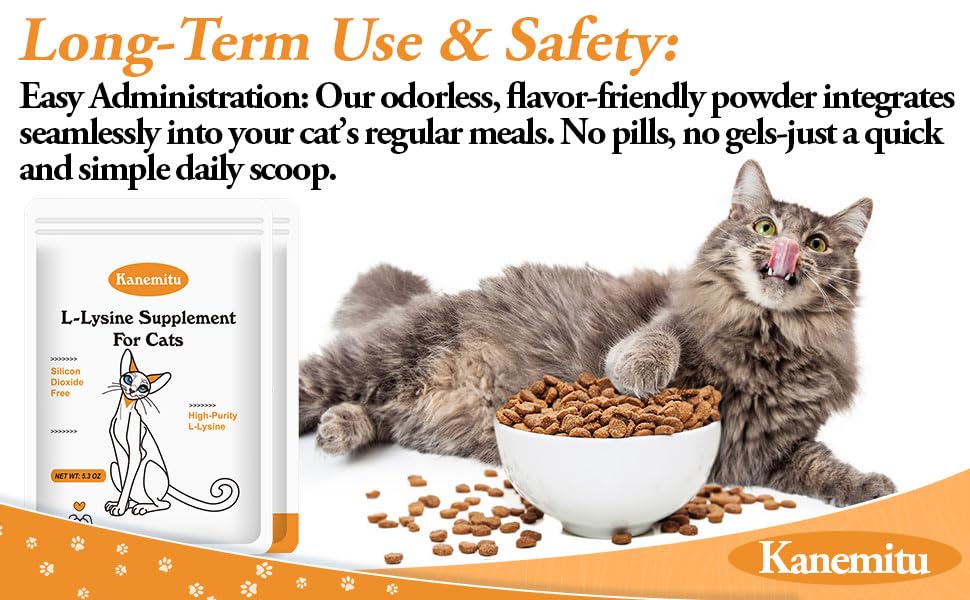 金光くん L-Lysine Powder for Cats Immune Support - 5.3 oz - image 5