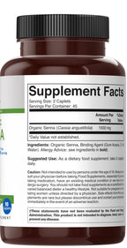 Brieofood Organic Senna 1500mg - 90 Vegetarian Tablets - image 4