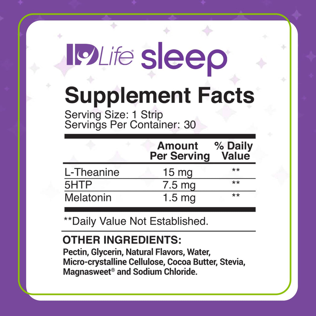 IDLife Sleep Dissolvable Strips for Sleep Support - 30 Count - image 4