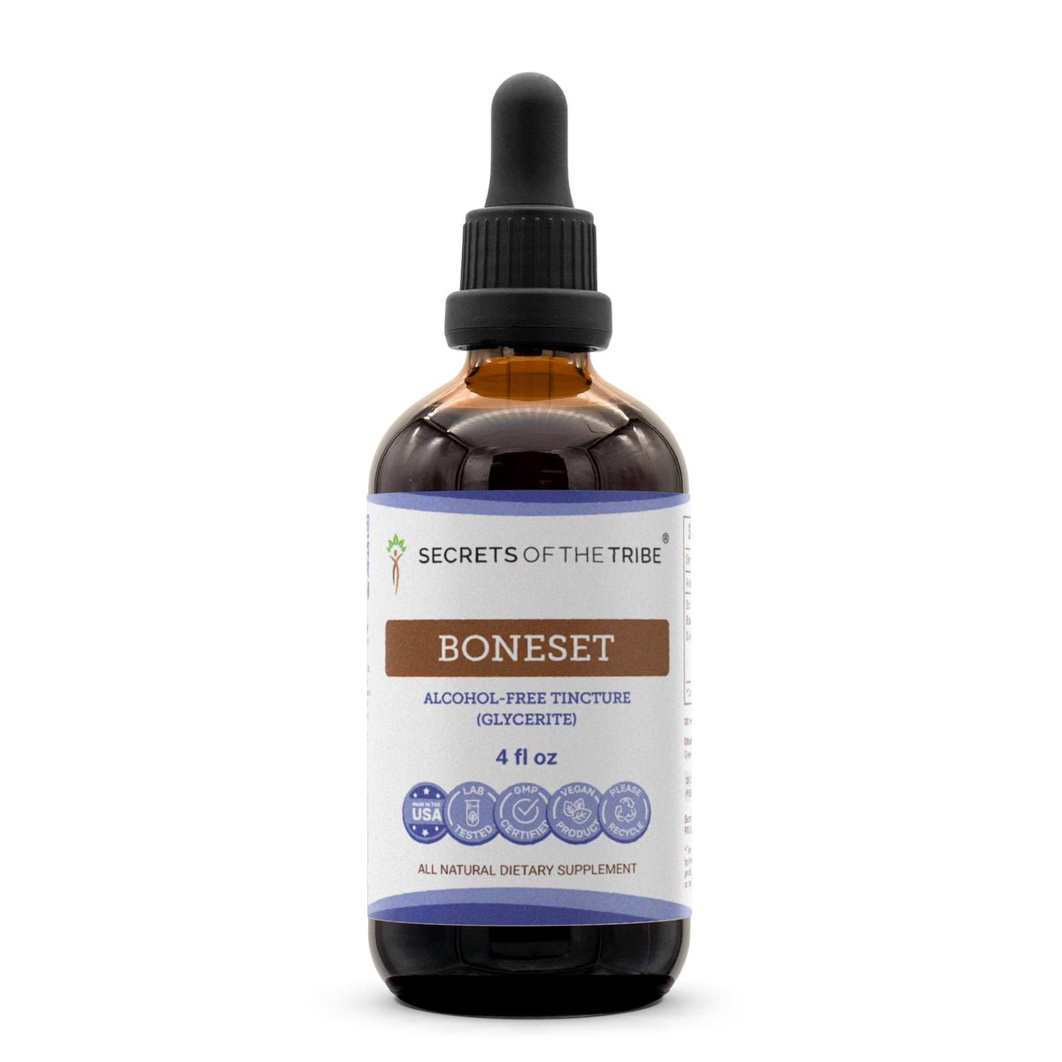 Secrets of the Tribe Boneset Tincture Alcohol-Free Extract