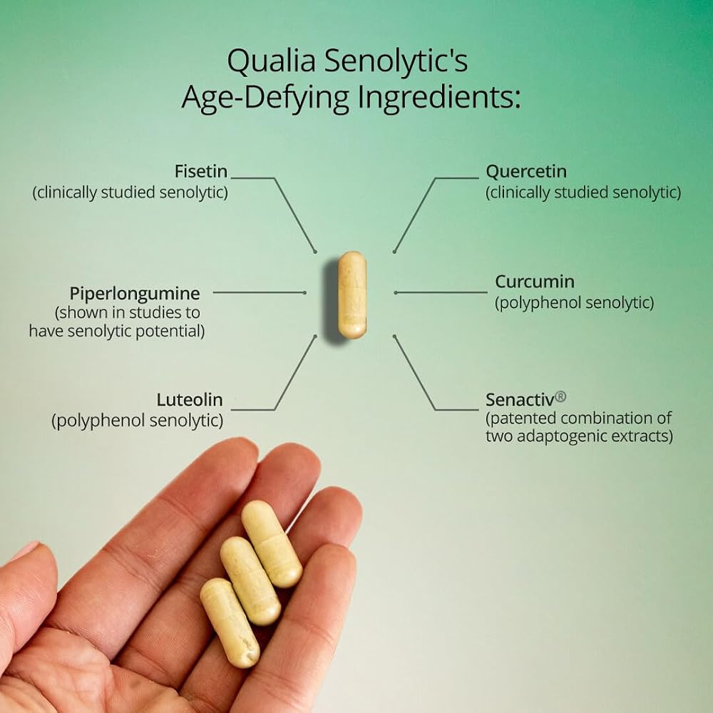 Qualia Senolytic Cellular Formula - 24 Capsules - image 4