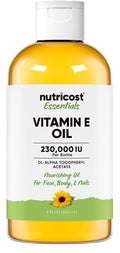 Nutricost Vitamin E Oil 230,000 IU - 8 Fl Oz