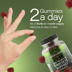 BUCKLEBURY Saw Palmetto 9-in-1 Gummies for Prostate Support - 60 Gummies - image 5