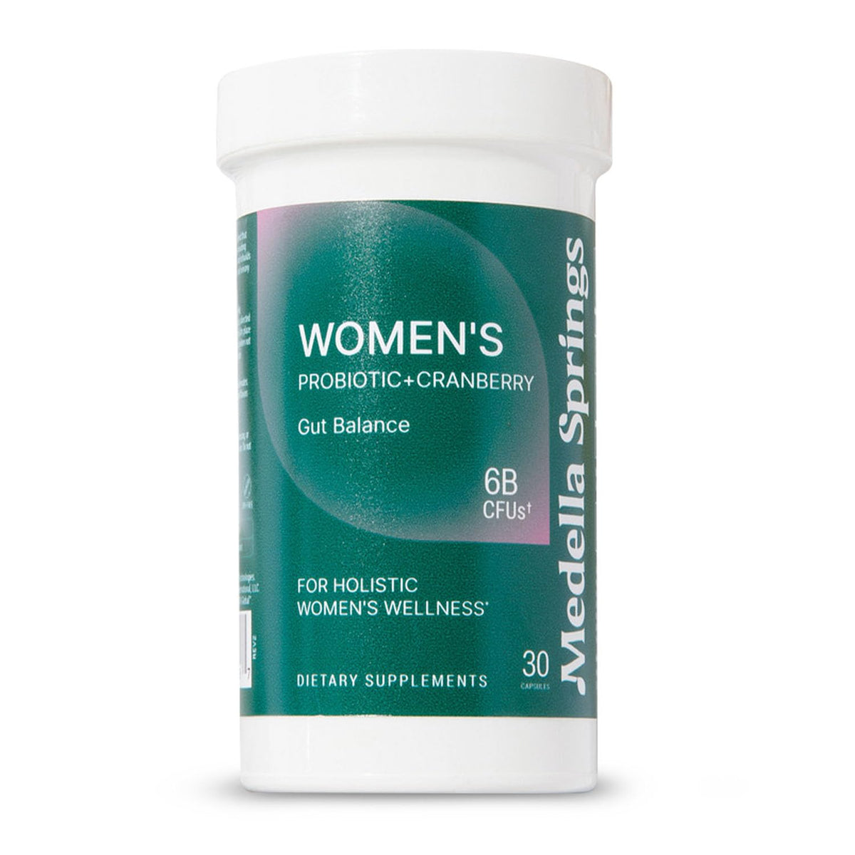 Medella Naturals Women's Probiotics with Cranberry - 30 Capsules