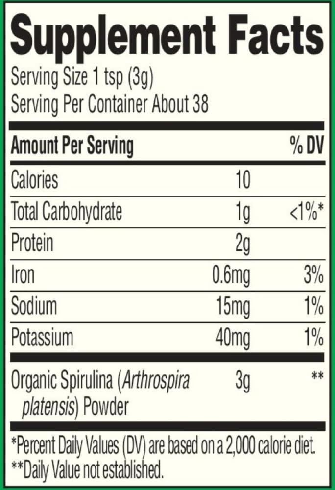 365 by Whole Foods Market Organic Spirulina Powder - 4 Ounce - image 9