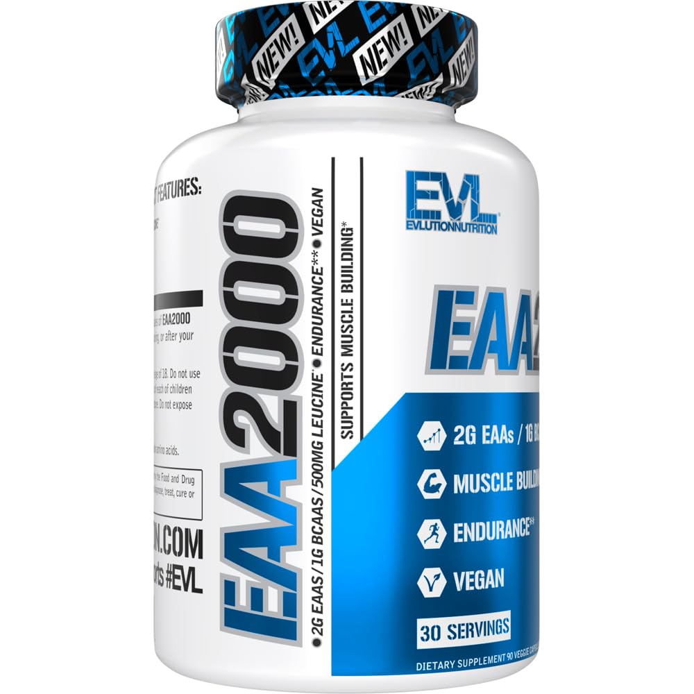 Evlution EAA2000 Essential Amino Acids - 90 Capsules - image 4