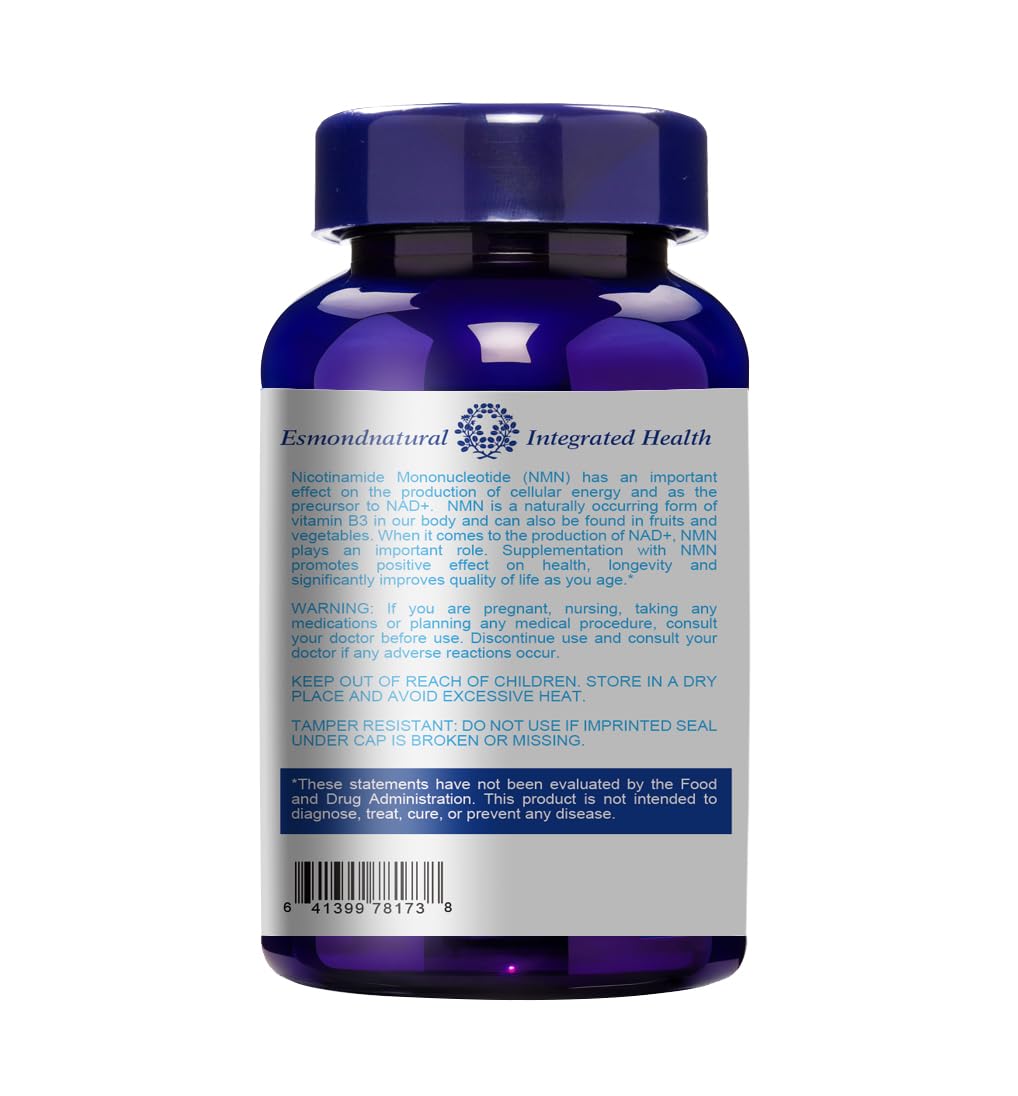 Esmond Natural NMN Plus 300mg Resveratrol - 60 Tablets - image 2
