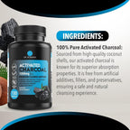 Dr. Robaina Activated Charcoal Capsules 1200 mg