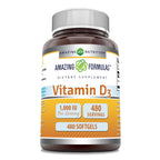 Amazing Nutrition Vitamin D3 1000 IU Softgels - 480 Count