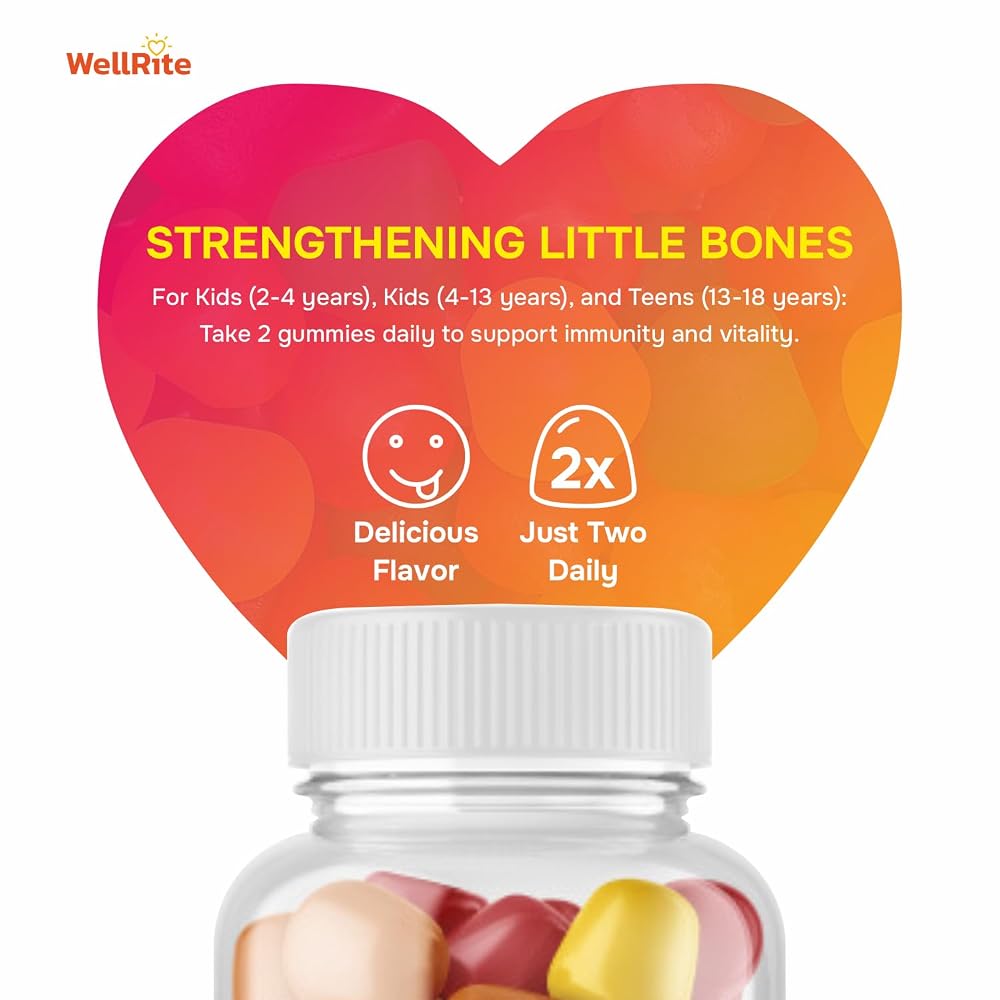 Wellrite Vitamin C Gummy Vitamins for Immunity - 60 Count - image 4