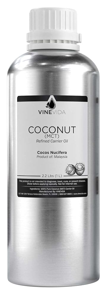 VINEVIDA MCT Coconut Carrier Oil 4 oz - Undiluted MCT Coconut Oil 4 - image 2