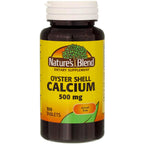 Nature's Blend Oyster Shell Calcium 500 mg - 200 Tablets