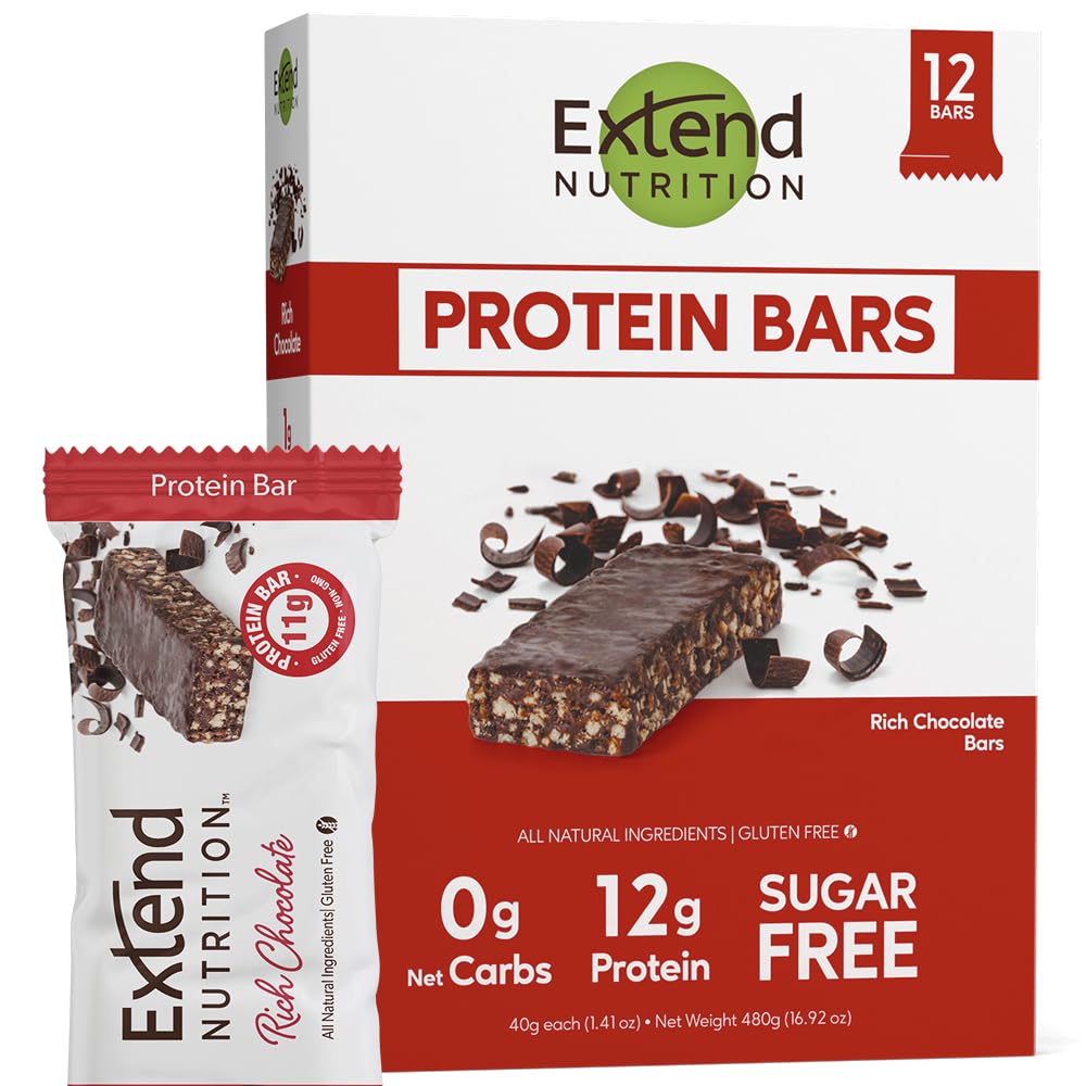 Extend Bar Sugar Free Protein Bars 12g Protein - 12 Count