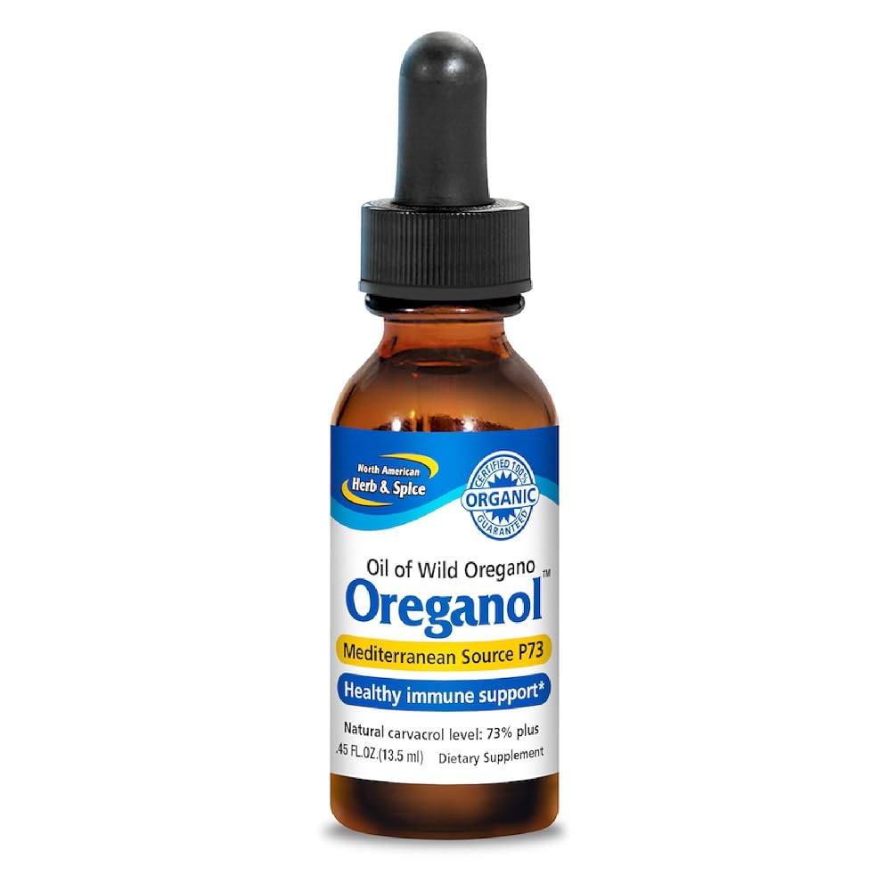 NORTH AMERICAN HERB & SPICE Oreganol P73 Wild Oregano Oil - 0.45 fl. oz.
