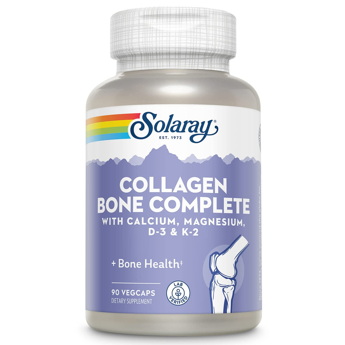 Solaray Collagen Bone Complete Bone Strength Support - 90 Capsules