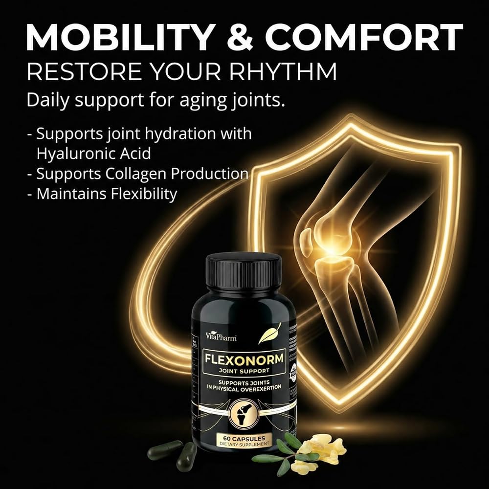 VitaPharm Flexonorm Joint Support Supplement Glucosamine Complex - 60 Capsules - image 3