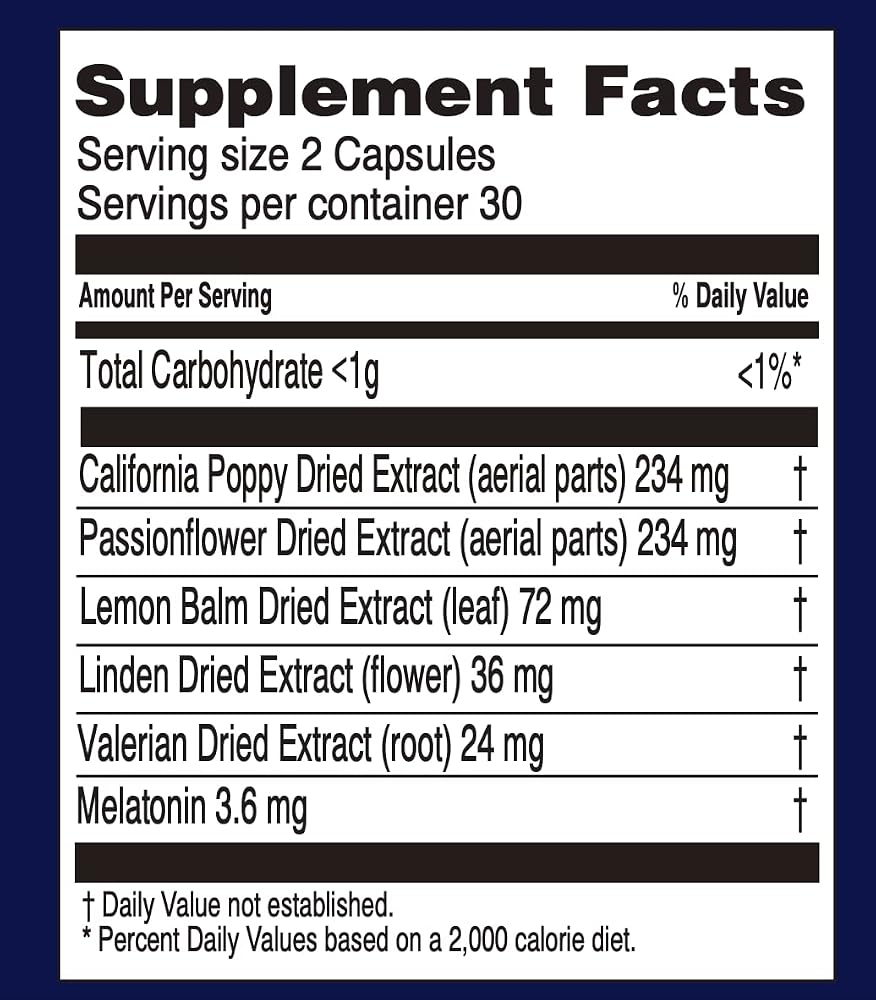 Blendamin Melatonin for Sleep - 60 Capsules - image 2