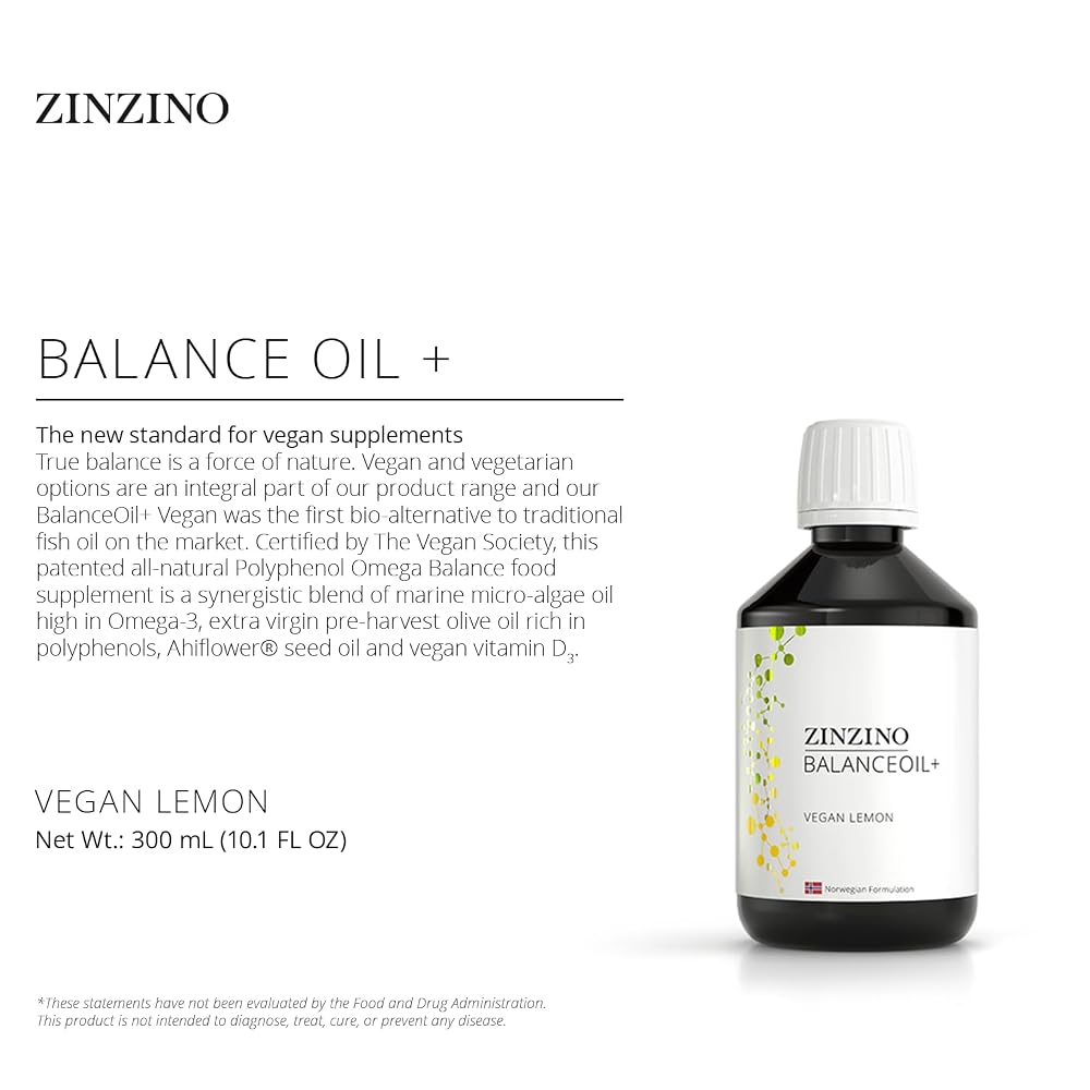 Zinzino BalanceOil+ Vegan Lemon - 300 ml - image 3