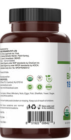 Brieofood Organic Bacopa 1500mg - 90 Vegetarian Tablets - image 5