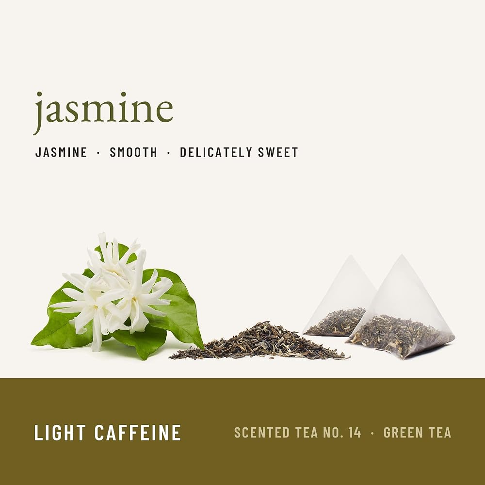 Paromi Organic Jasmine Green Tea - 15 Sachets - image 2