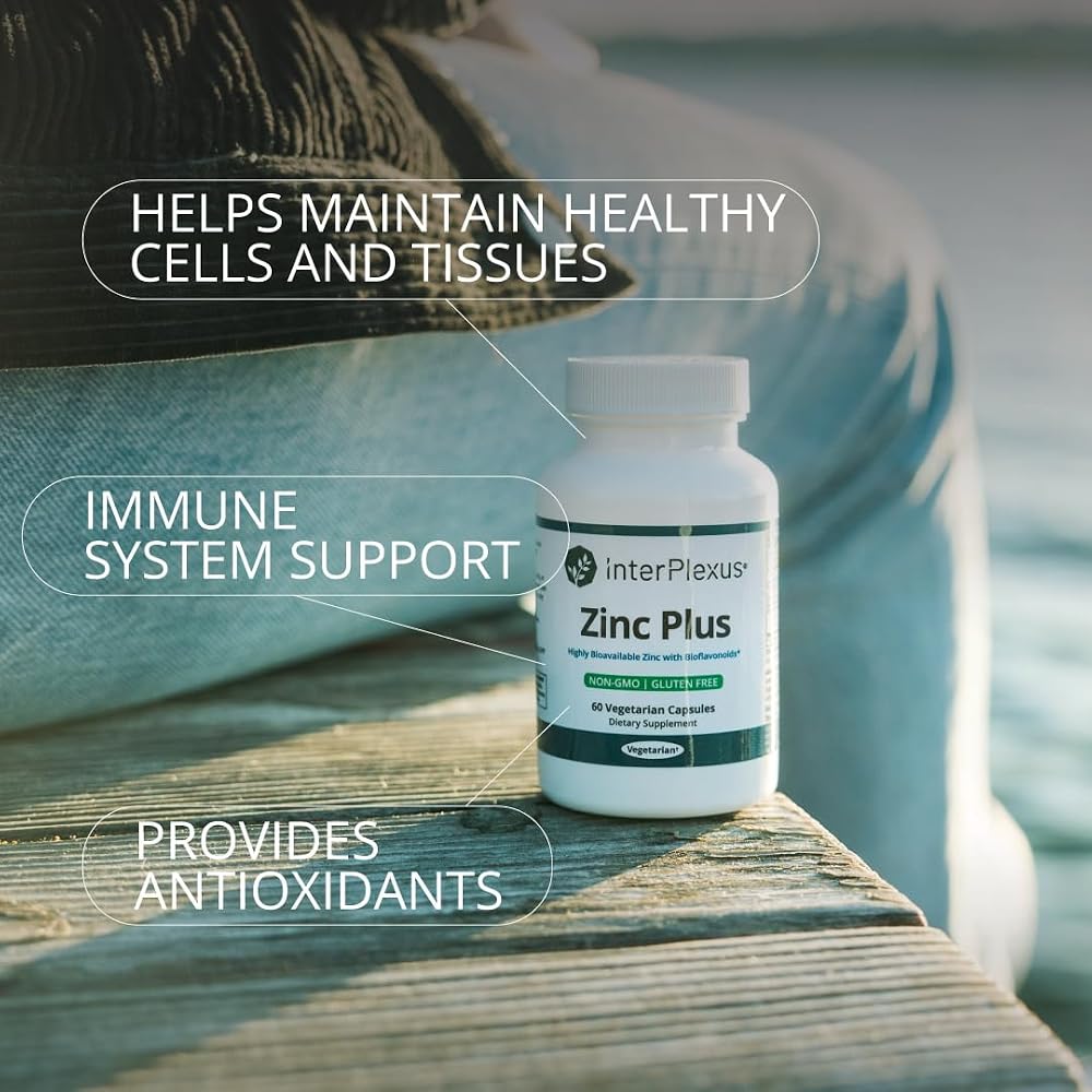 InterPlexus Zinc Plus Immune Support - 60 Capsules - image 6