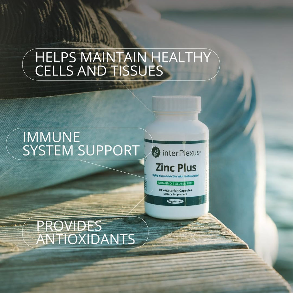 InterPlexus Zinc Plus Immune Support - 60 Capsules - image 6