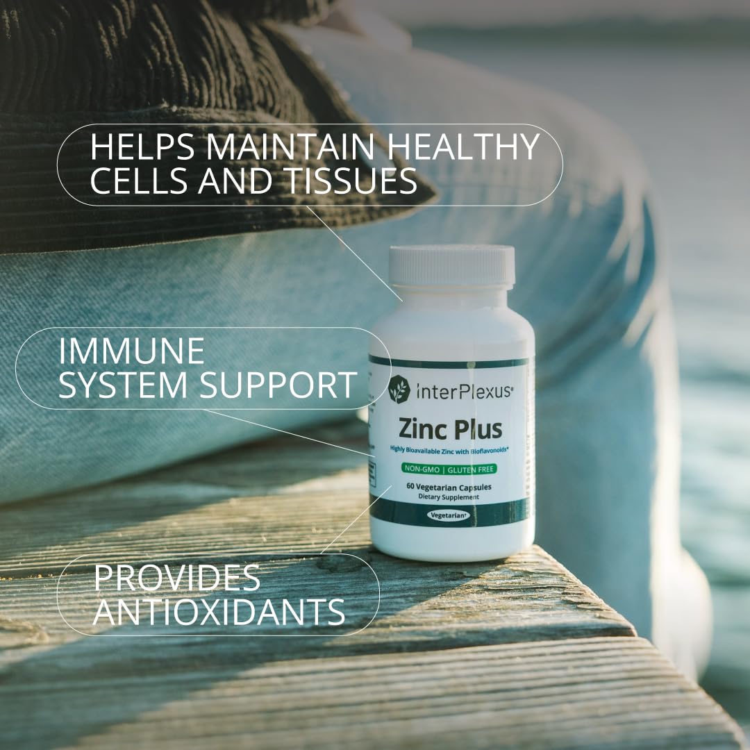 InterPlexus Zinc Plus Immune Support - 60 Capsules - image 6