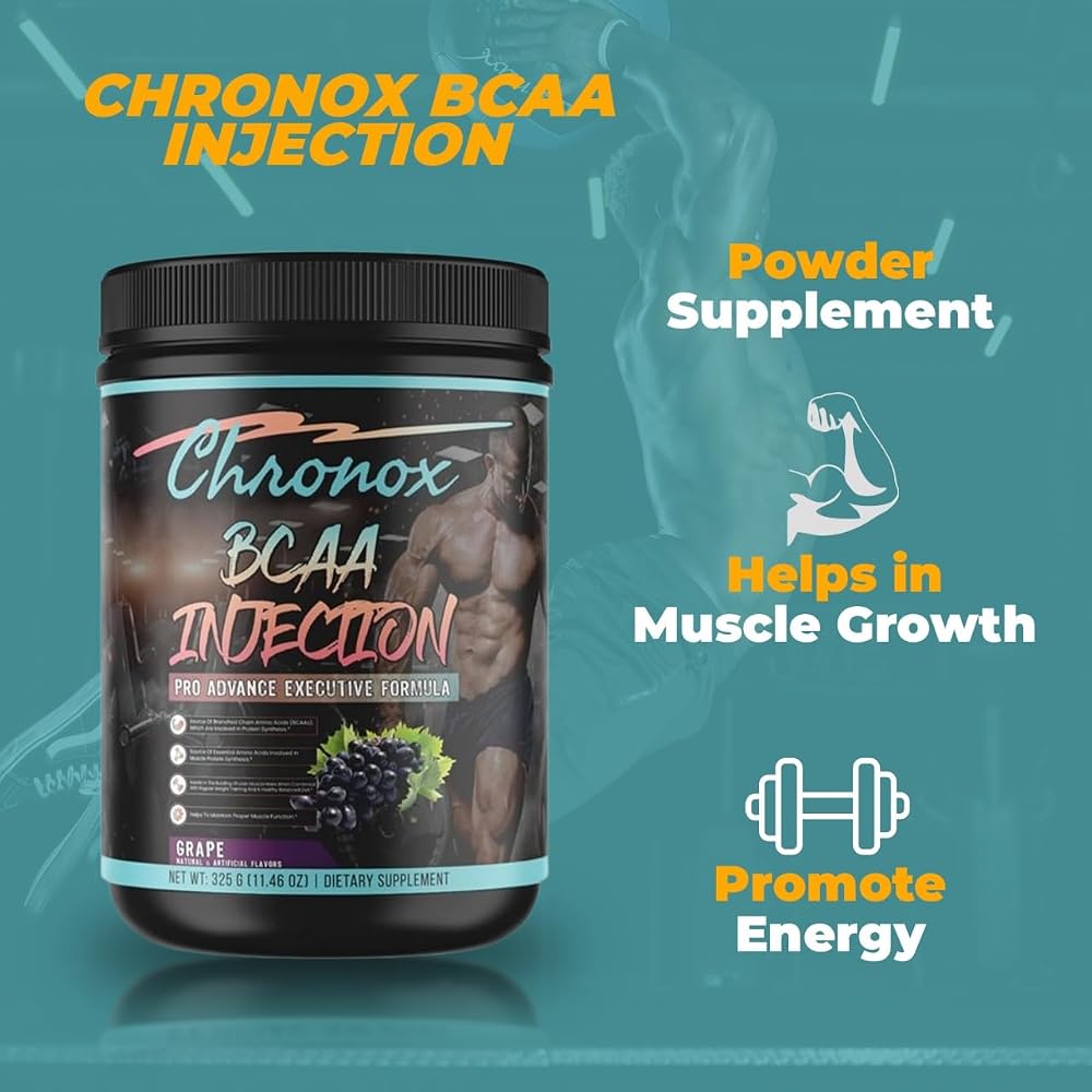 Chronox BCAA Amino Acids Energy Powder Grape - 11.46 oz - image 5