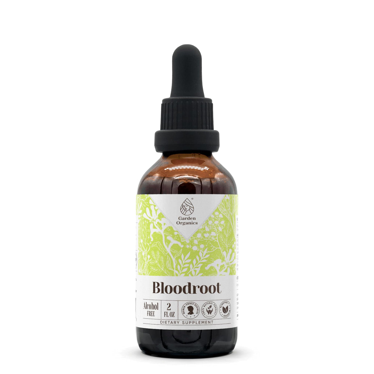 Garden Organics Bloodroot Alcohol-Free Natural Tincture Extract