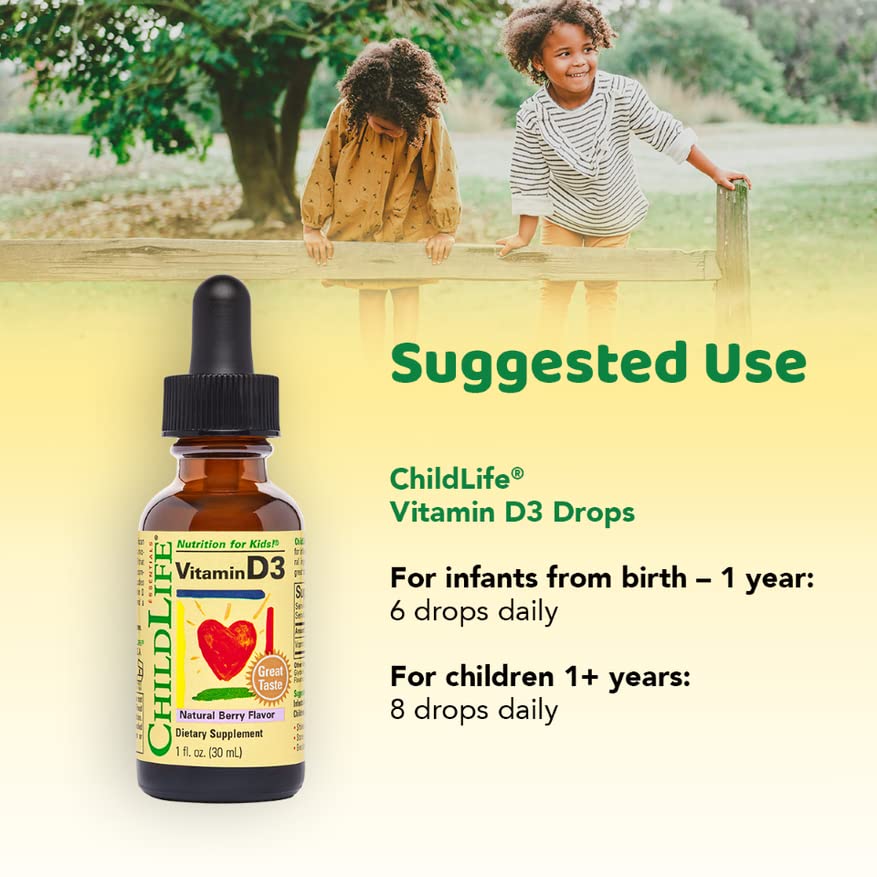 ChildLife Essentials Vitamin D3 Drops for Kids - 1 Fl. Oz - image 4