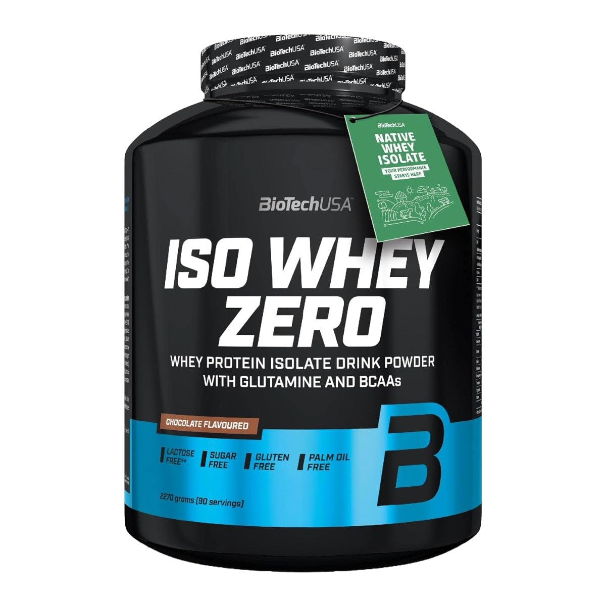 BioTechUSA Iso Whey Zero Cookies & Cream Protein Powder - 2.27kg