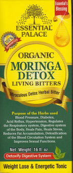 Essential Palace Organic Moringa Living Bitters - 16 Fl Oz