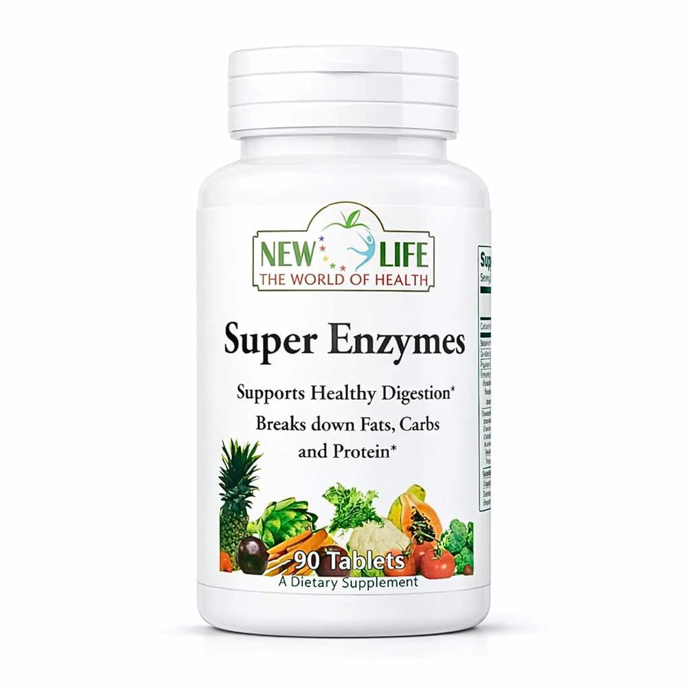 Manteniendo Tu Salud Super Enzymes Digestive Support - 90 Tablets