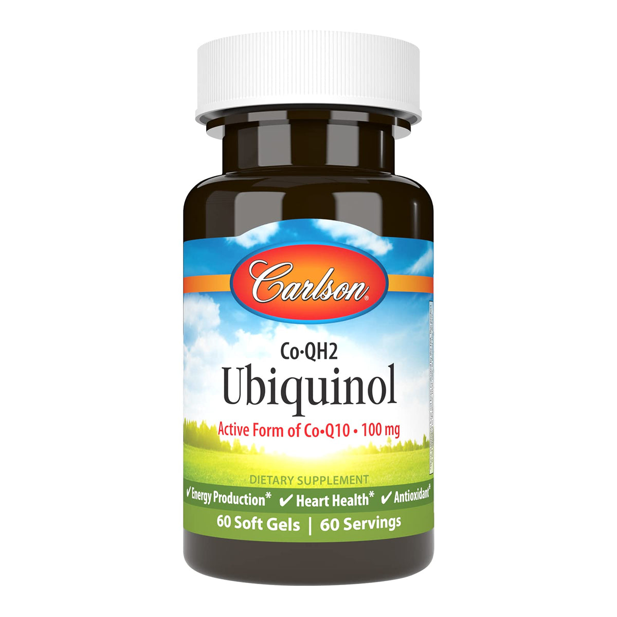 Carlson Co-QH2 Ubiquinol Active CoQ10 100 mg - 60 Softgels