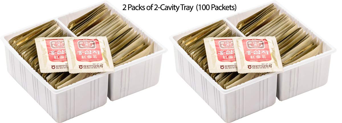 Gangwoninsam Korean Red Ginseng Tea - 100 Packets - image 4