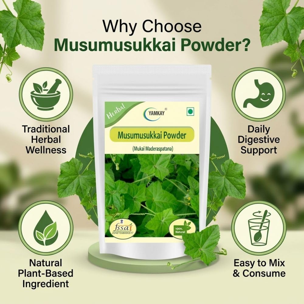 YAMKAY Musumusukkai Powder Ayurvedic Herbal - 1 Ounce - image 3