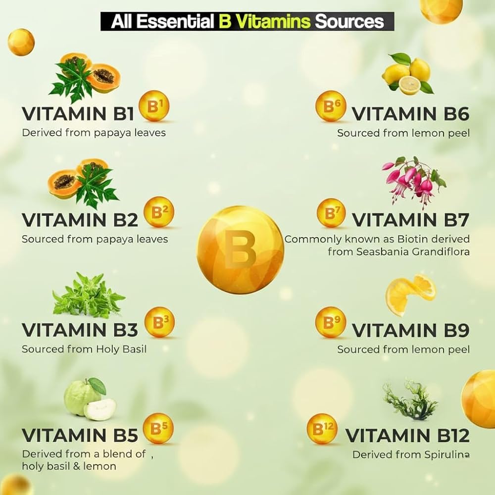 Generic Plant Based Vitamin B-Complex - 60 Vegetarian Capsules - image 4