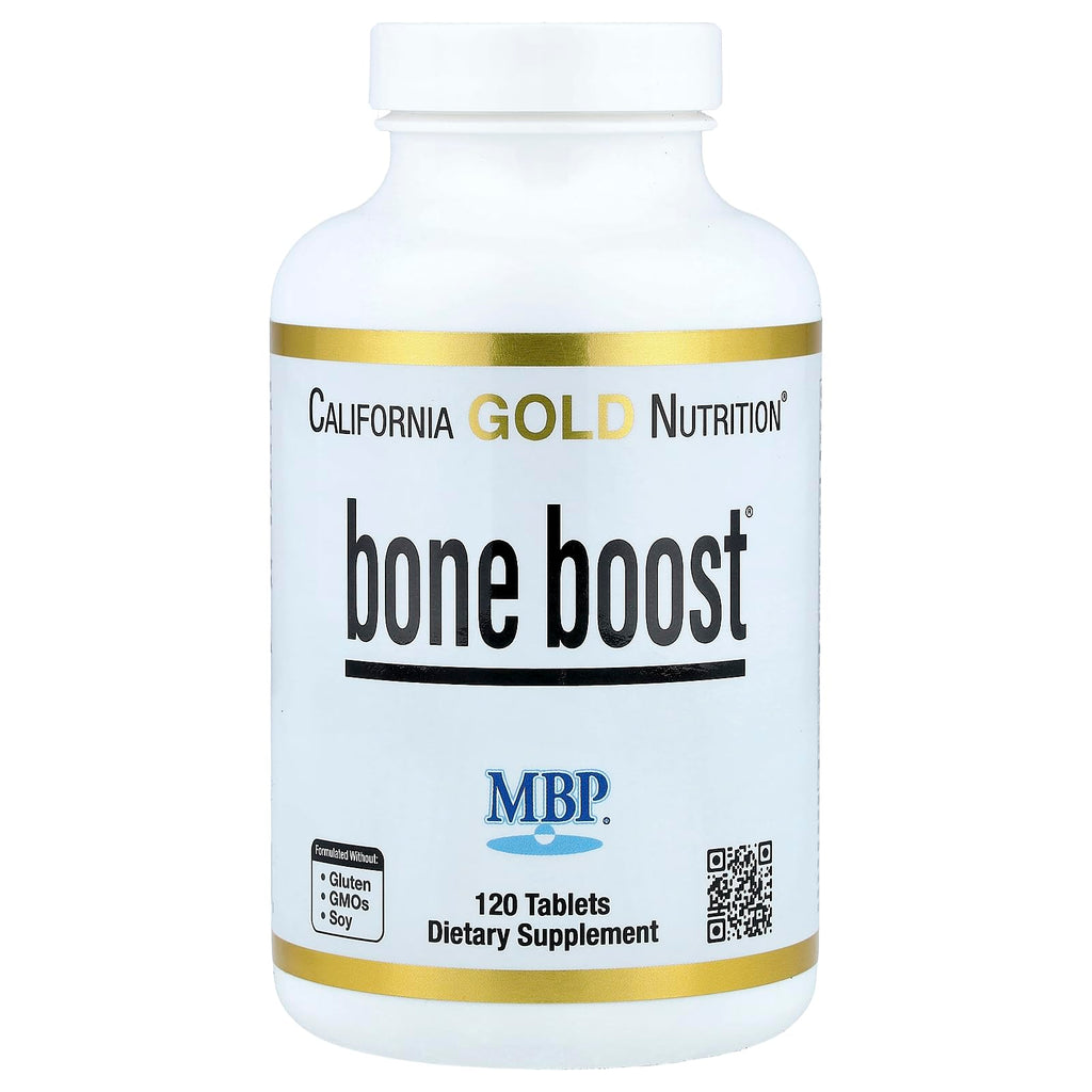 California Gold Nutrition Bone Boost Supplement - 120 Tablets