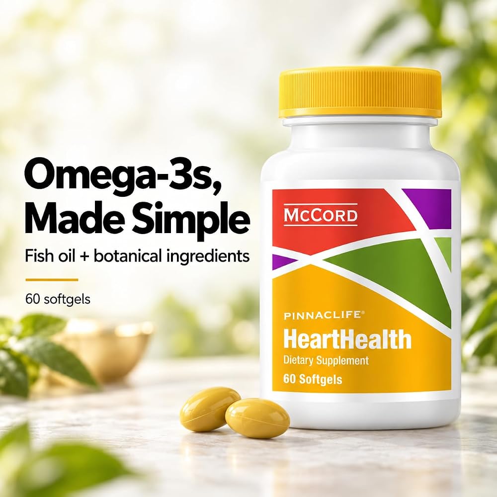 Pinnaclife McCord HeartHealth Omega-3 Fish Oil with Lemon - 60 Softgels - image 2