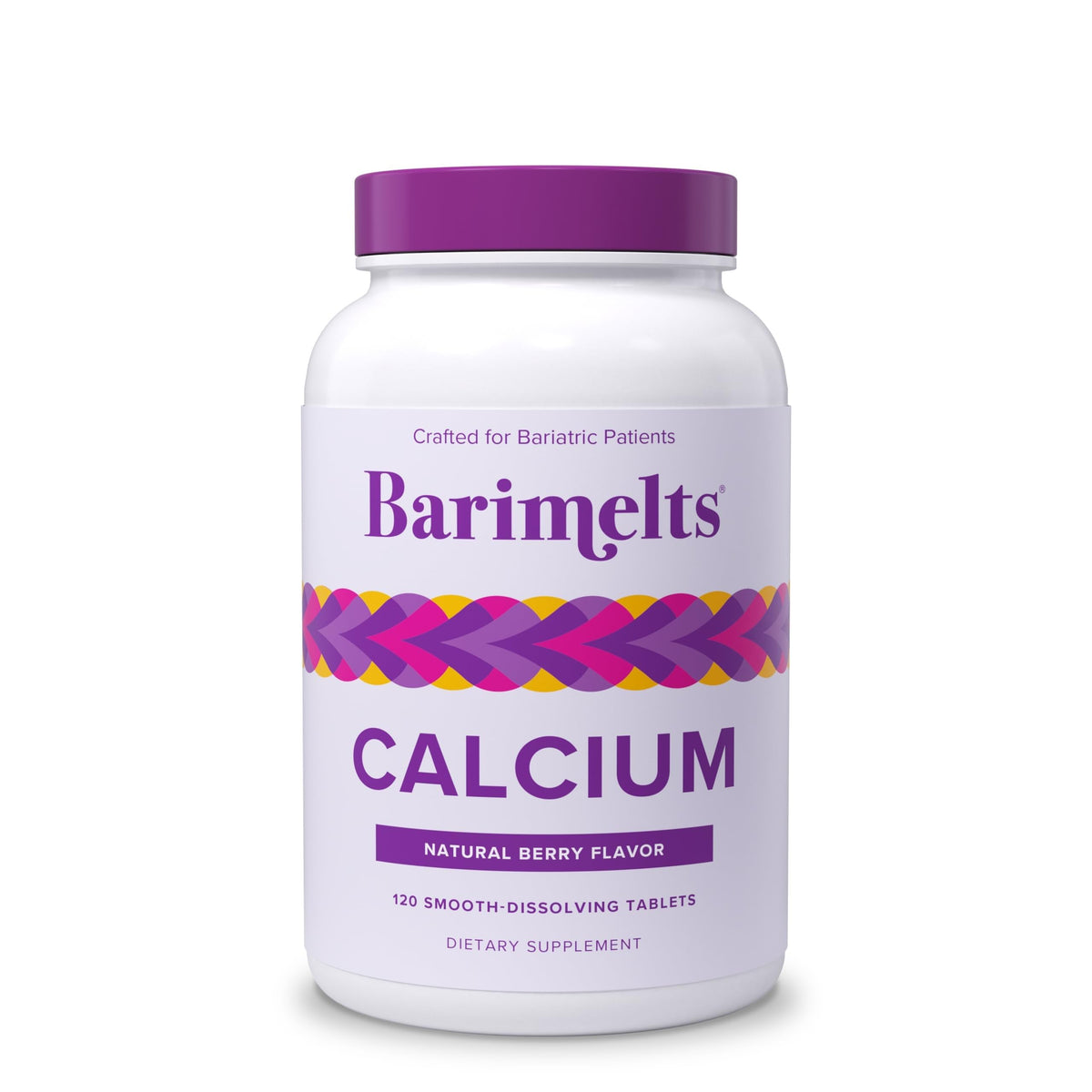 BariMelts Calcium Citrate with Vitamin D3 & Magnesium - 120 Tablets
