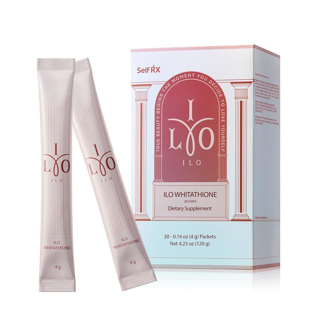 ILO Whitathione Antioxidant Powder Sticks 500mg Vitamin C - 30 Count